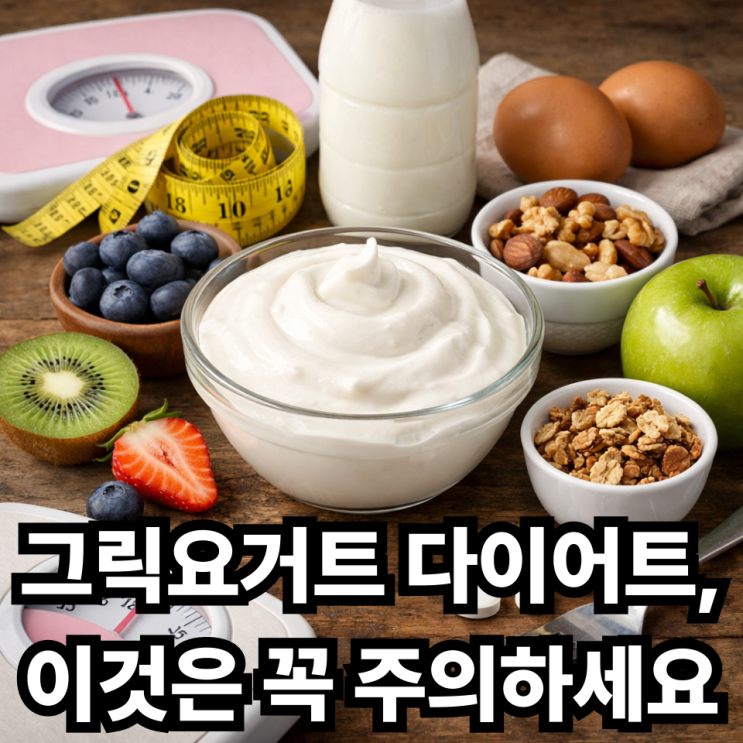  그릭요거트 다이어트 시 주의해야 할 점 – 건강하게 먹는 방법