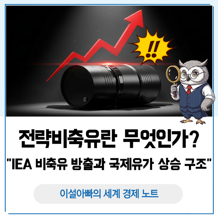  전략비축유란 무엇인가: IEA 비축유 방출과 국제유가 상승의 구조