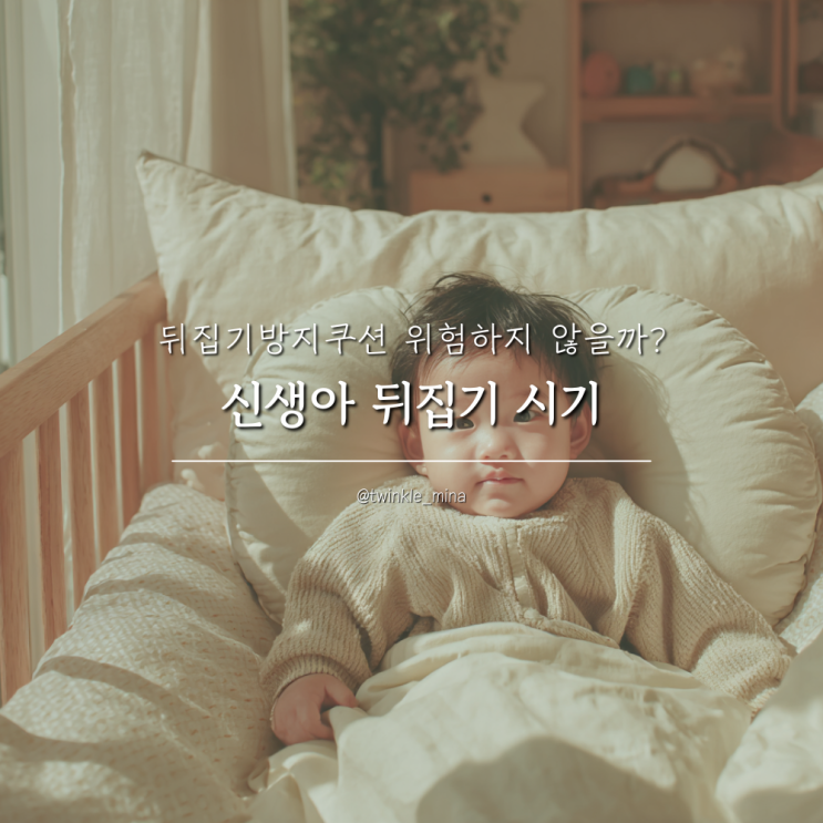  신생아 뒤집기 시기 뒤집기방지쿠션 위험하지 않을까?
