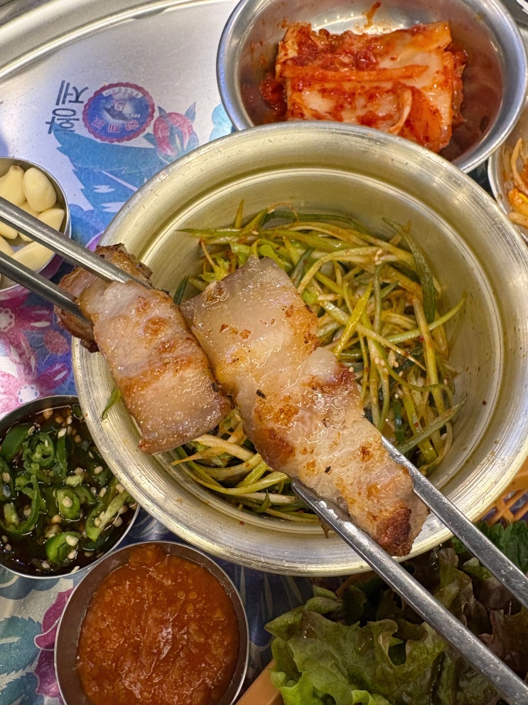  중화역 맛집 추천 목구멍 중화점 삼겹살 맛있게 구워주는 곳