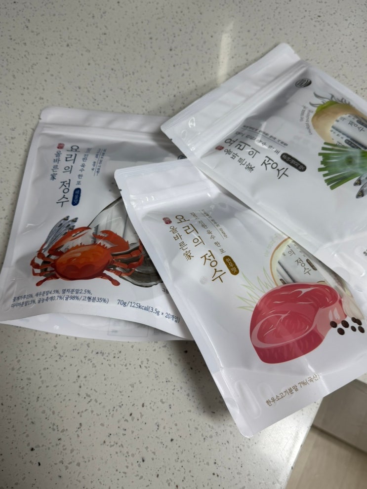  올바른가 요리의정수 스틱 분말육수 코인육수 대체!