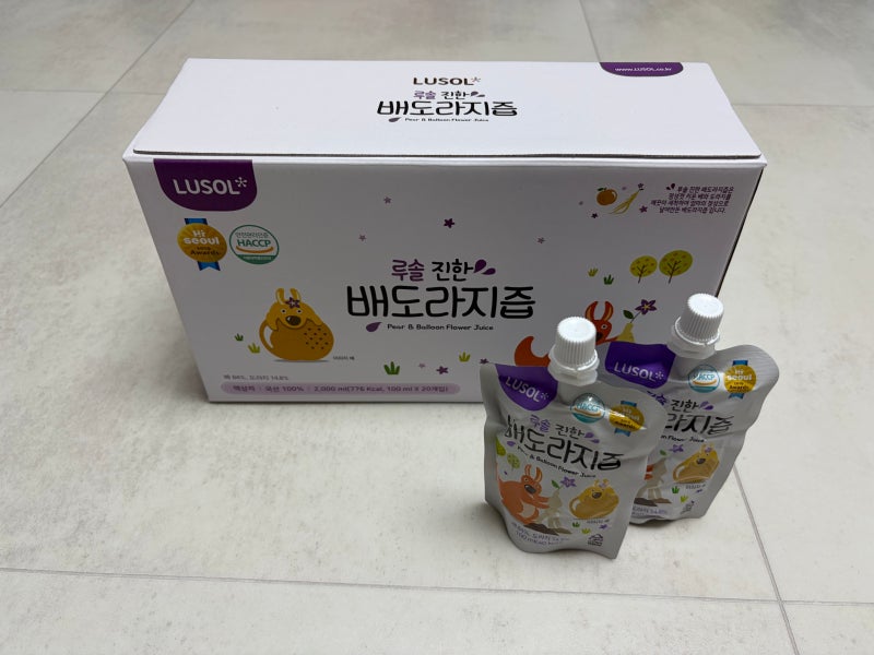 루솔 진한 배도라지즙 후기 | 돌 지난 아기 배도라지즙 언제부터? 맛·섭취루틴 기록