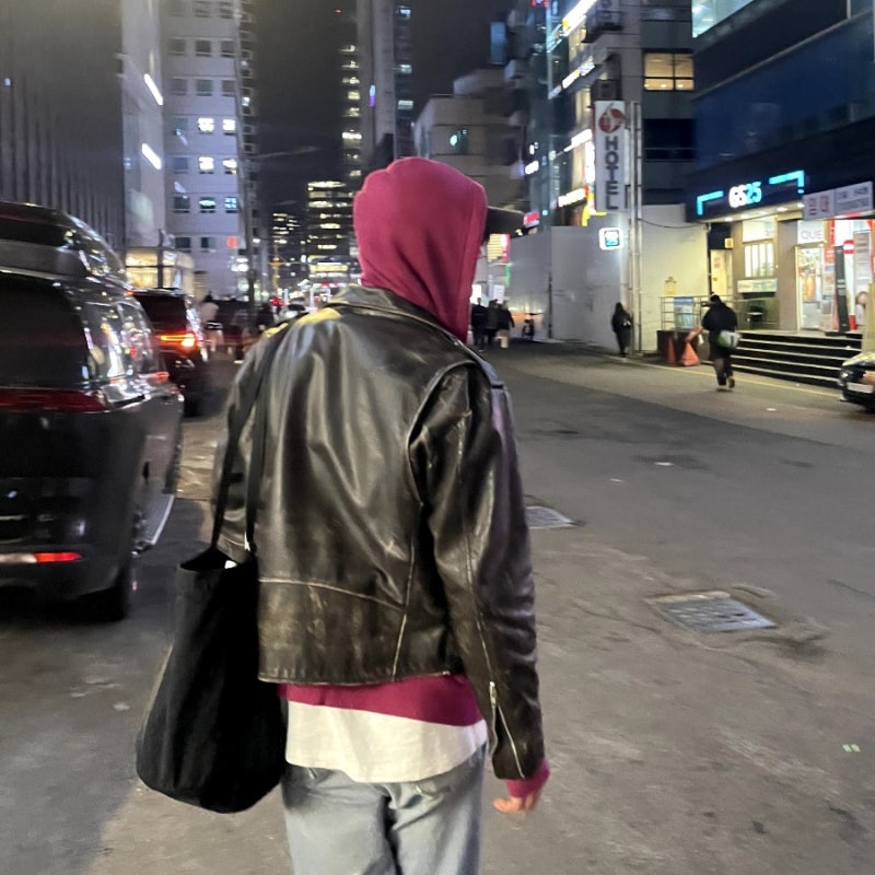 H&M 빈티지 후드집업 후기, feat. 색감/ 핏/ 사이즈