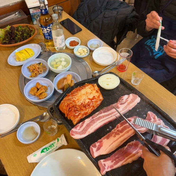  [굴다리식당] 마포 오겹살 공덕 역 김치찌개 존맛 찐노포 맛집 후기