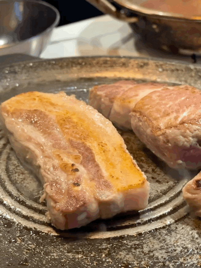  논현역 맛집 서울생막고기 : 삼겹살 불판에 오징어를 구워 먹은 내돈내산 후기