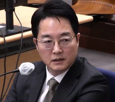 <b>박성재 내란</b>중요임무종사<b>혐의</b> 재판 심우정 출석