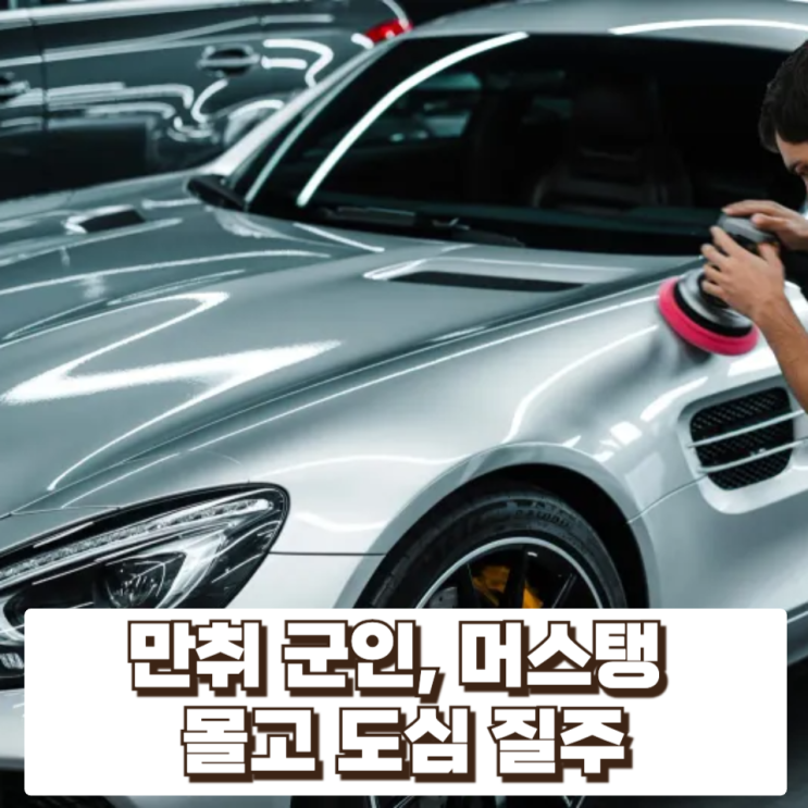  만취 군인, 머스탱 몰고 도심 질주 : 서울 청담동 음주운전 사고 사건 정리