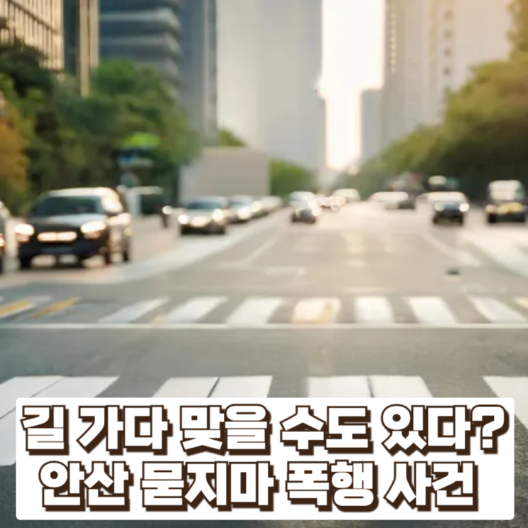 “길 가다 맞을 수도 있다?” 안산 묻지마 폭행 사건으로 보는 한국 ‘이유 없는 범죄’의 현실