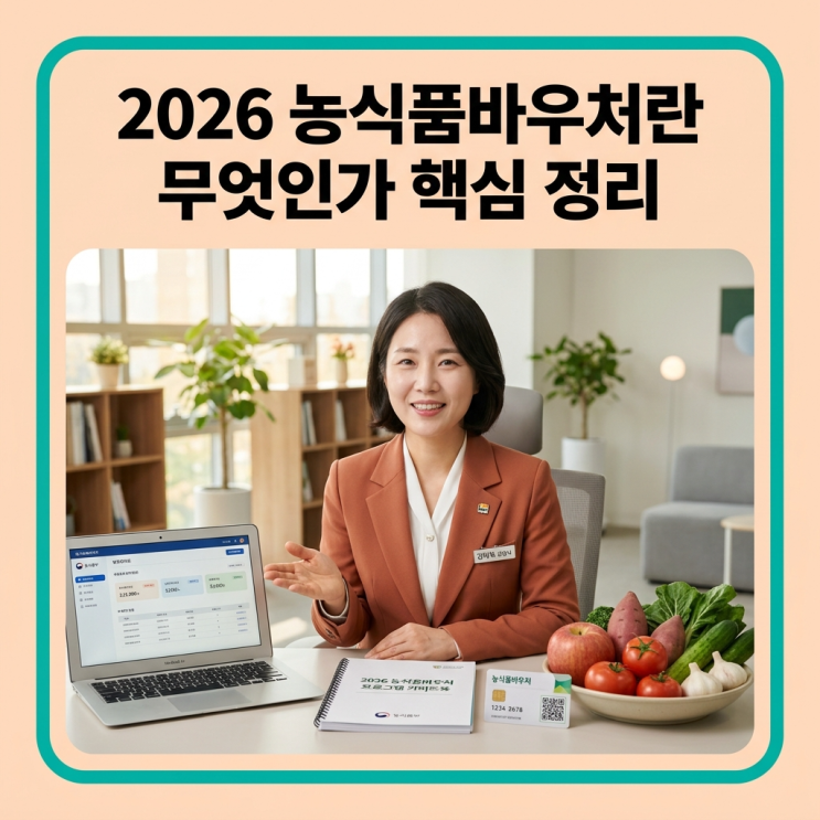  2026 농식품바우처란 무엇인가 핵심 정리