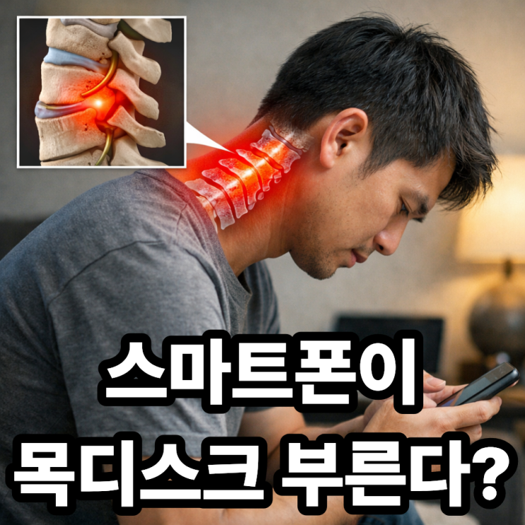  목디스크와 스마트폰 사용 습관의 관계