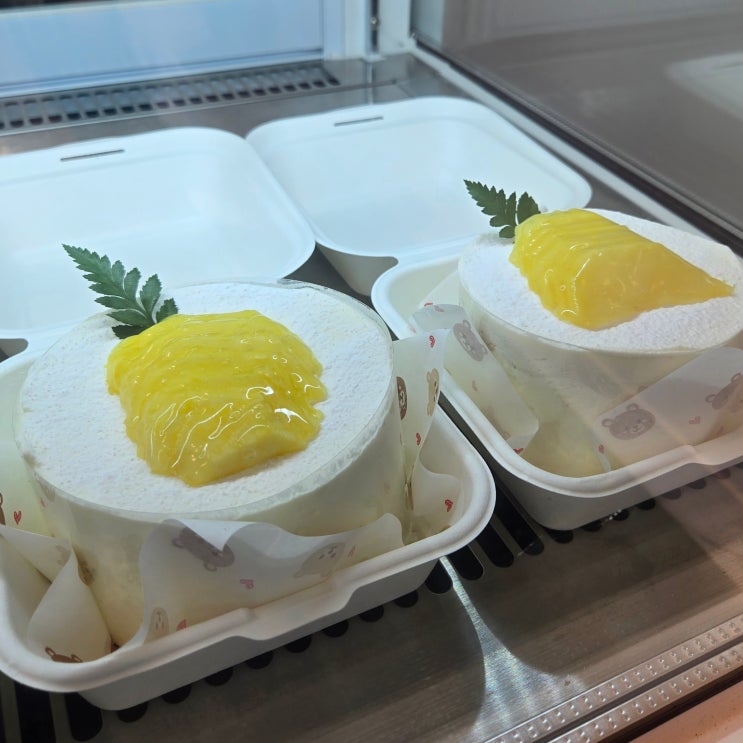  울산 빵집 맛집 생망고케이크 8천원대 가성비 좋은 베이커리 밀도