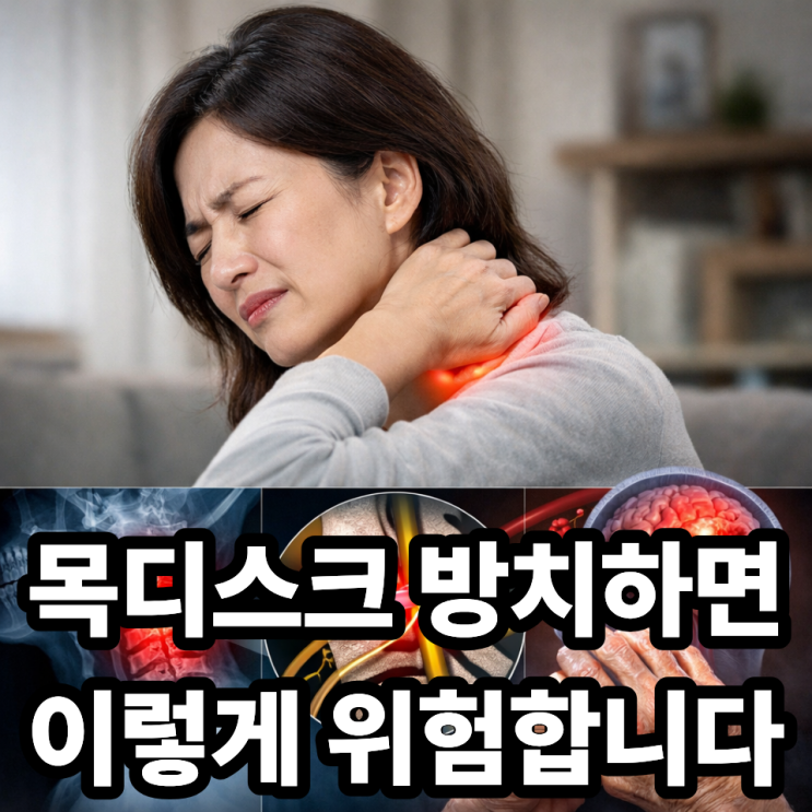  목디스크 방치하면 생길 수 있는 합병증 (초기 관리가 중요한 이유)