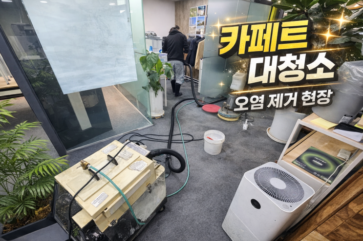  강남구 사무실청소 카페트 바닥청소 대청소 전후가 확실했던 현장입니다
