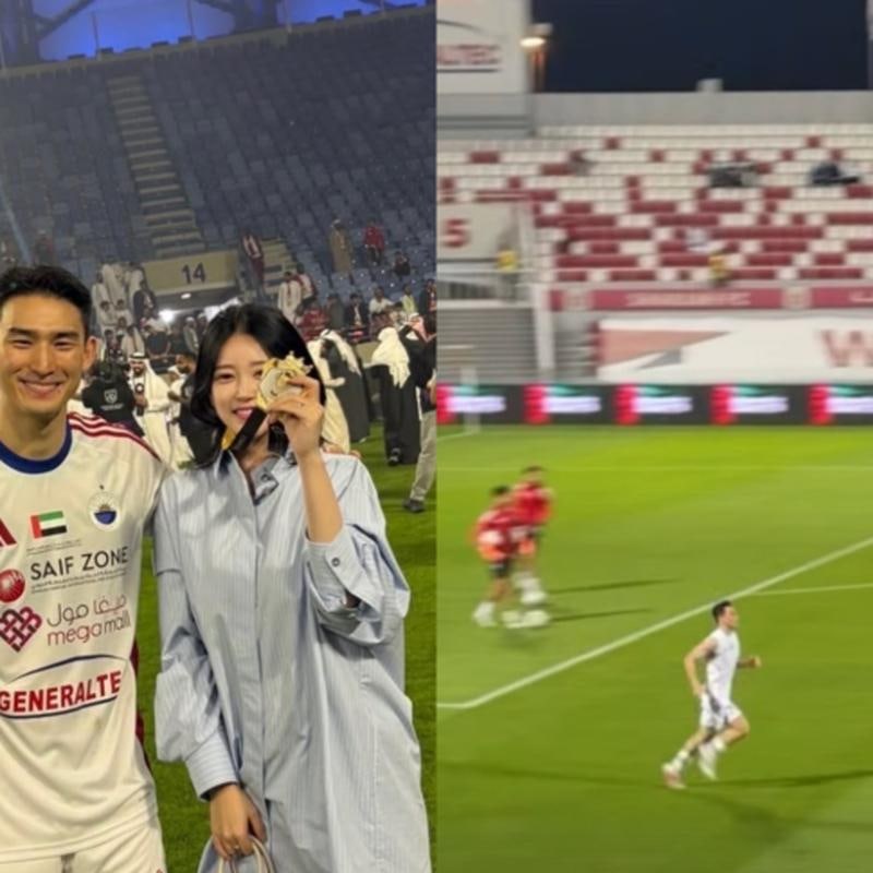 티아라 소연, 두바이서 남편 응원 드론 공습 위기 속에서도 빛나는 내조 근황