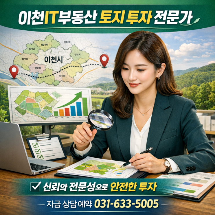  이천IT부동산은 전국 토지·건물 투자 분석 서비스 제공