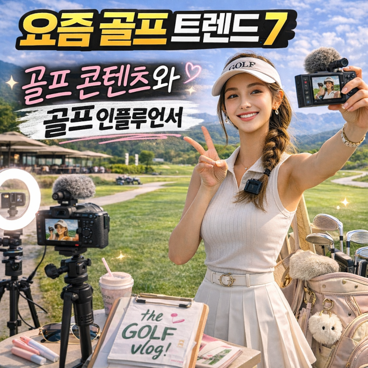  요즘 골프 트렌드 7｜골프 콘텐츠와 골프 인플루언서 시대