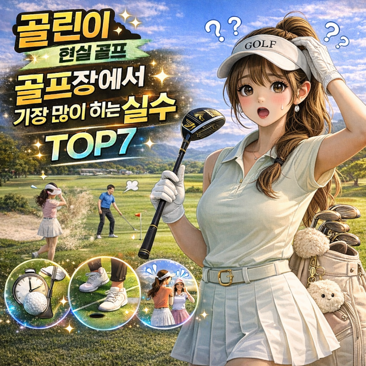  골린이 현실 골프 1｜골프장에서 가장 많이 하는 실수 TOP7