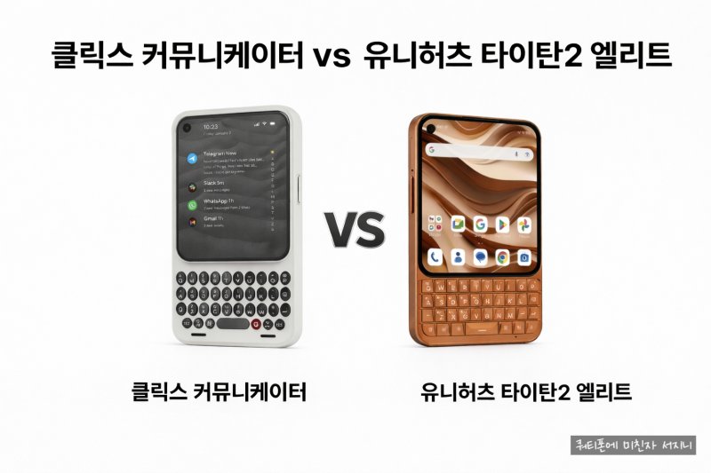 클릭스 커뮤니케이터 VS 유니허츠 타이탄2 엘리트 둘 중에 하나를 선택한다면??