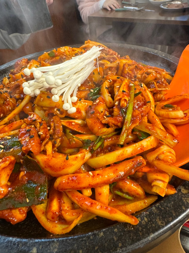  제주 미송식탁매콤한 오징어볶음&제육볶음 내돈내산 맛집 제주공항 맛집