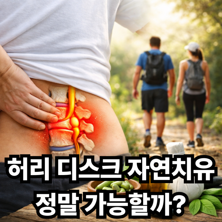  허리 디스크 자연치유 가능성과 회복 기간, 수술 없이 좋아질 수 있을까?