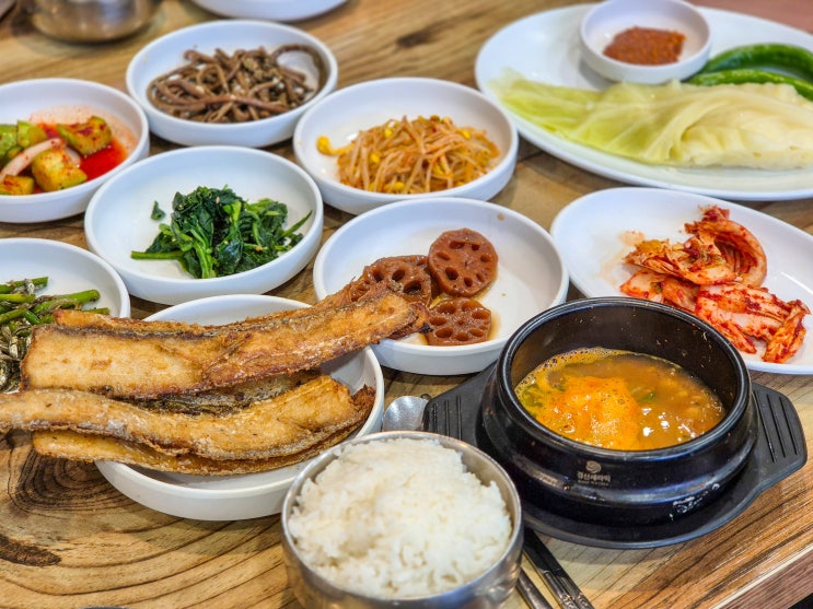  의왕 고천동 맛집 집밥 같은 한식 시골밥상 후기 아기의자