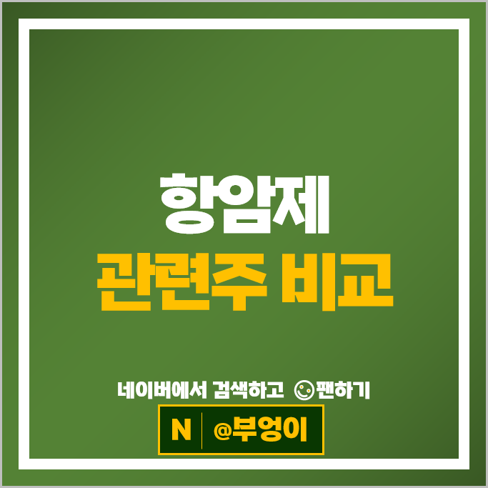 항암제 관련주 에스티큐브 오스코텍 큐라클 헬릭스미스 티움바이오 압타바이오 신라젠 유한양행 HLB 주가