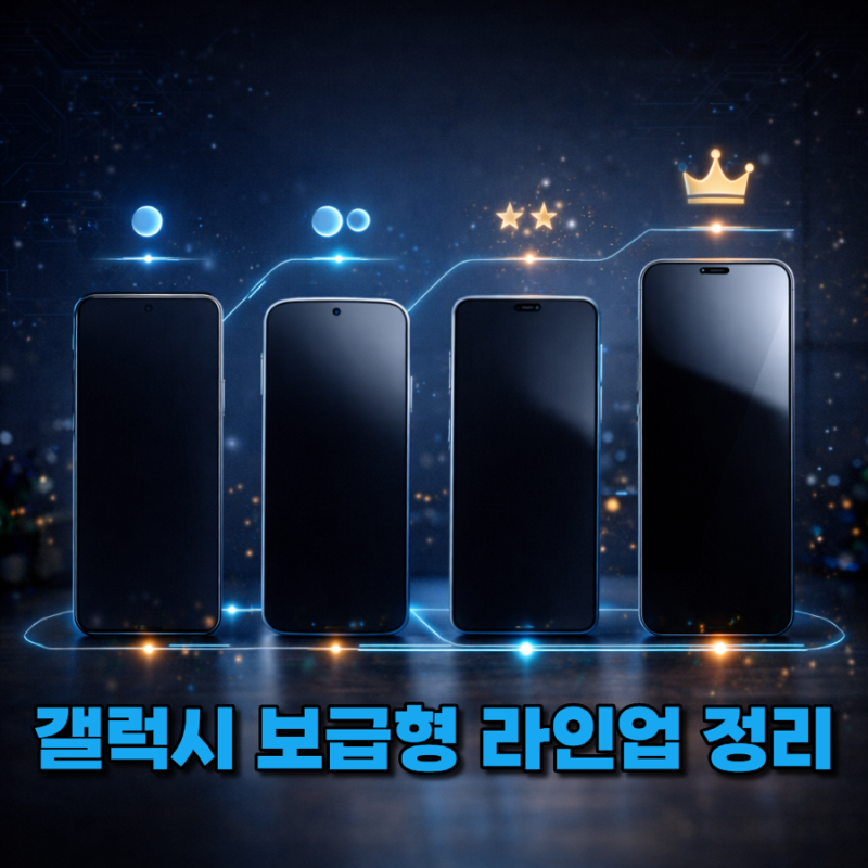 갤럭시 보급형 라인업 정리, A·M·FE·통신사폰 차이