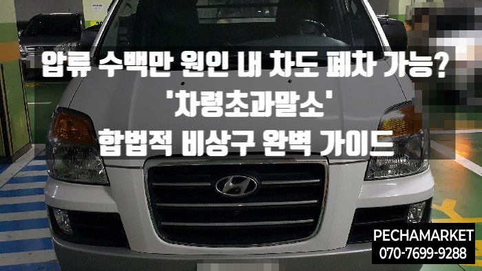  압류 수백만 원인 내 차도 폐차 가능? '차령초과말소' 합법적 비상구 완벽 가이드