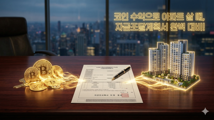  코인 수익으로 아파트 매수할 때 자금조달계획서 세무 소명하는 법