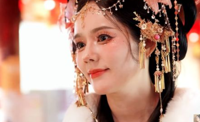   "얼굴이 다했다!" 상하이 홀린 한가인의 역대급 왕홍 메이크업 도전기
