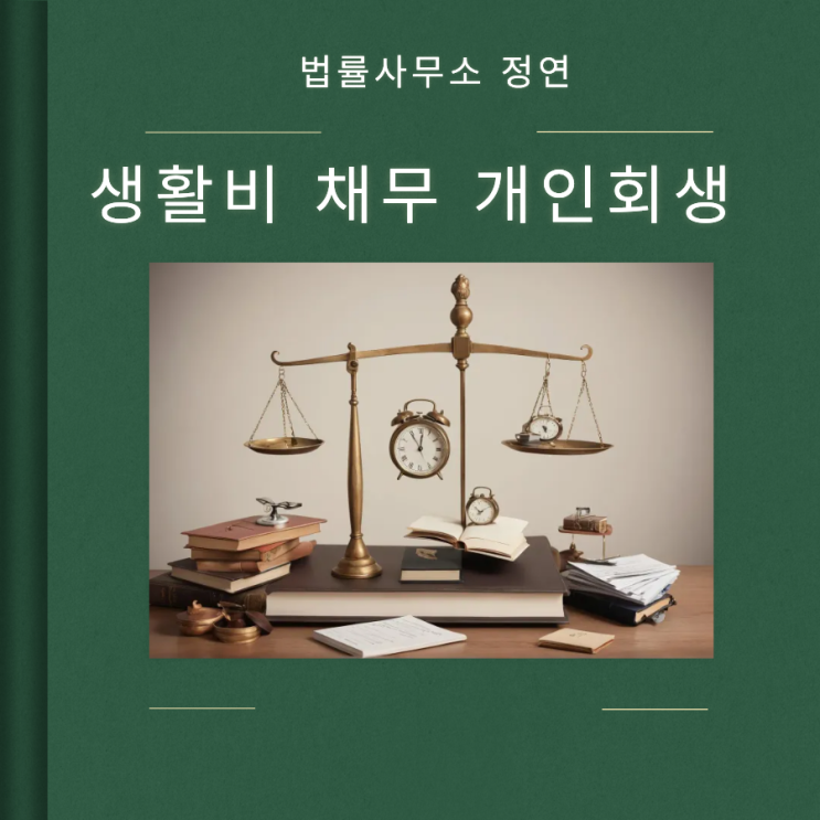  생활비 채무 개인회생 도움을 받을 수 있는 조건은