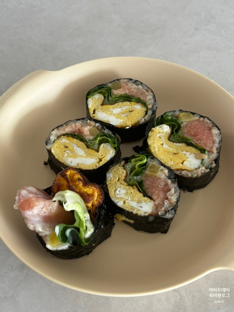SNS 화제 강민경 식물원김밥 만들기 다이어터 버전 레시피 (곤약밥 김밥)
