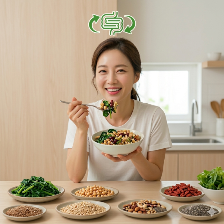  변비 있을 때 굶으면 손해? 장 운동 깨우는 식이섬유 식단 관리법