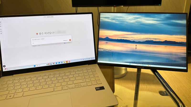 포터블 모니터 제우스랩 p16k 구매 후기