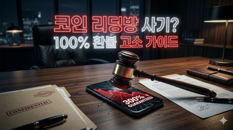  코인 리딩방 사기당했다면? 가입비 환불 및 형사고소 내용증명 발송법