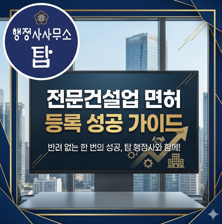 청주 전문건설업 면허 등록 성공 후기(1)- 등록요건, 서류
