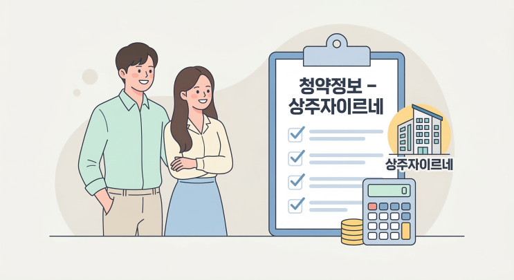   상주자이르네 청약 완벽 분석 | 일정·분양가·청약자격 총정리