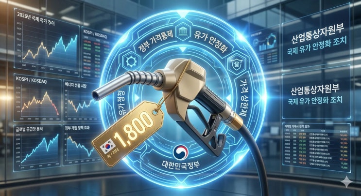  [2026 유가 전망] 정부 유가 상한제 도입, 리터당 1,800원대 진입할까?