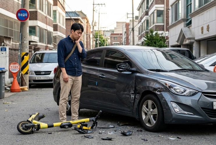 안산 전동킥보드 사고? 킥라니 때문에 '가해운전자' 됐다면