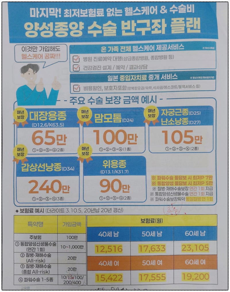 삼성생명 양성종양 수술비