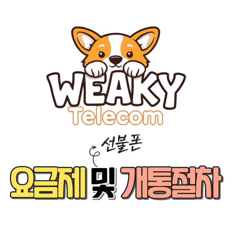  앤텔레콤 선불폰 요금제 및 개통절차 가이드