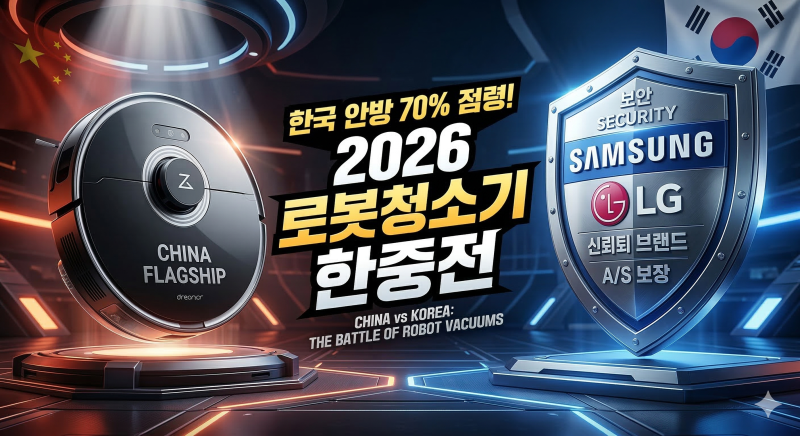 로보락 한국 점유율 50% 돌파, 프리미엄 70% 장악한 압도적 스펙의 비밀