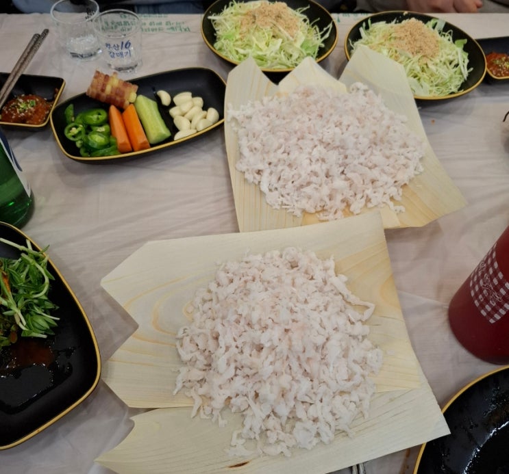  부산 기장 칠암아나고  일번지 횟집 아나고회 맛있게 먹는 팁!