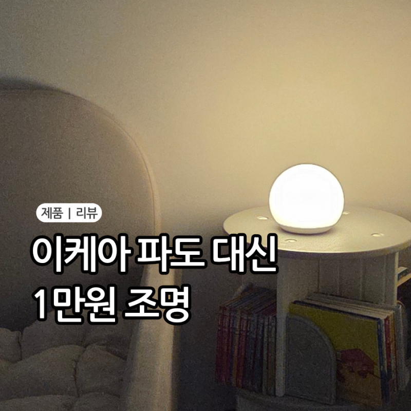 이케아 파도 조명 대신 1만원대 셀프미 베이직 무드등