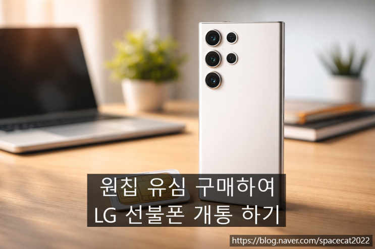  원칩 유심 구매하여 LG 선불폰 개통 절차 정리하기
