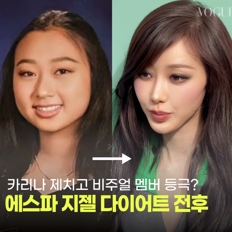 For Those with Prominent Cheekbones: A Complete Comparison of aespa Giselle's Diet Before and After