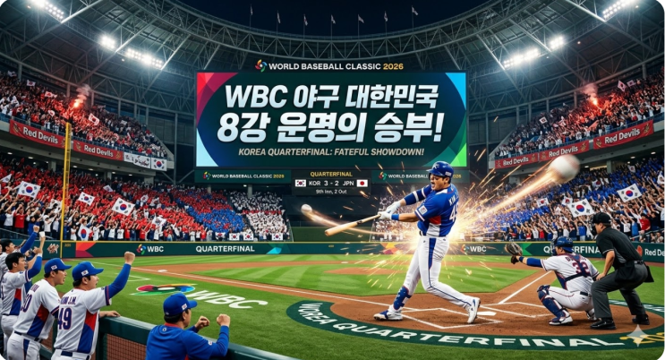  대한민국 8강 운명의 승부! 모바일 무료 중계 채널 선점 안 하면 접속 불가
