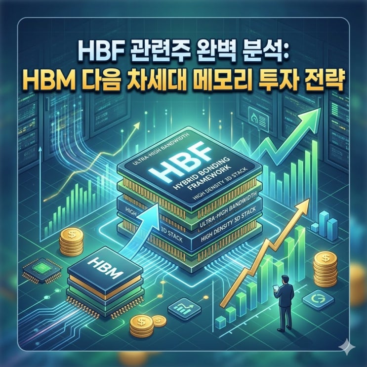  HBF 관련주 완벽 분석: HBM 다음 차세대 메모리 투자 전략