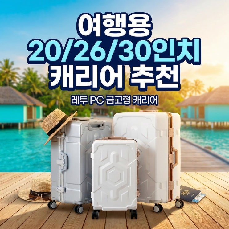  여행용 20/26/30인치 캐리어 추천 레투 PC 금고형 수화물 캐리어