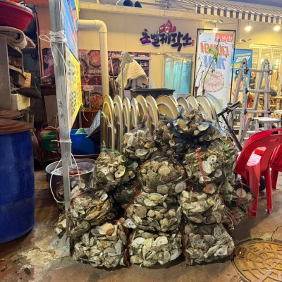 [서울 마포 / 망원동] 해물 + 고기 둘 다 즐기는 야장 맛집, 이천억 해물이랑 고기랑